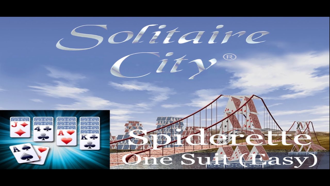 Solitaire City | Spiderette [One Suit (Easy)]