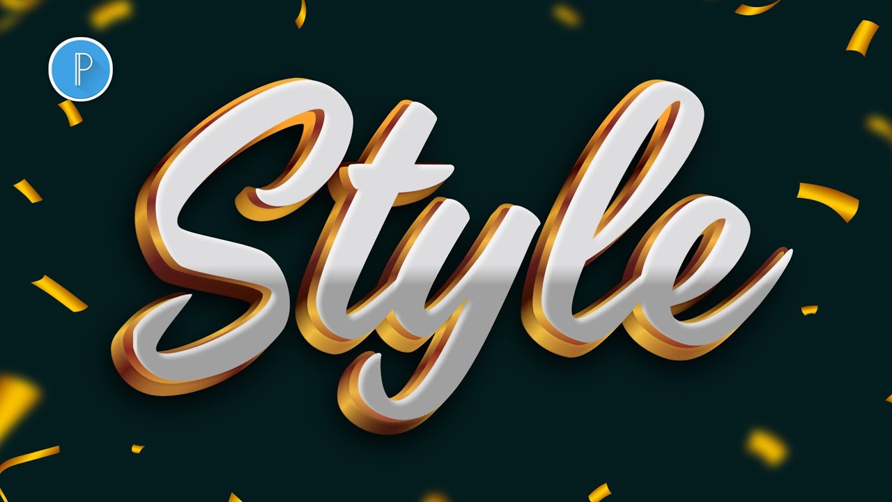 Golden stylish 3D text effect Tutorial on pixellab smartphone | 100% Editable 💥💯