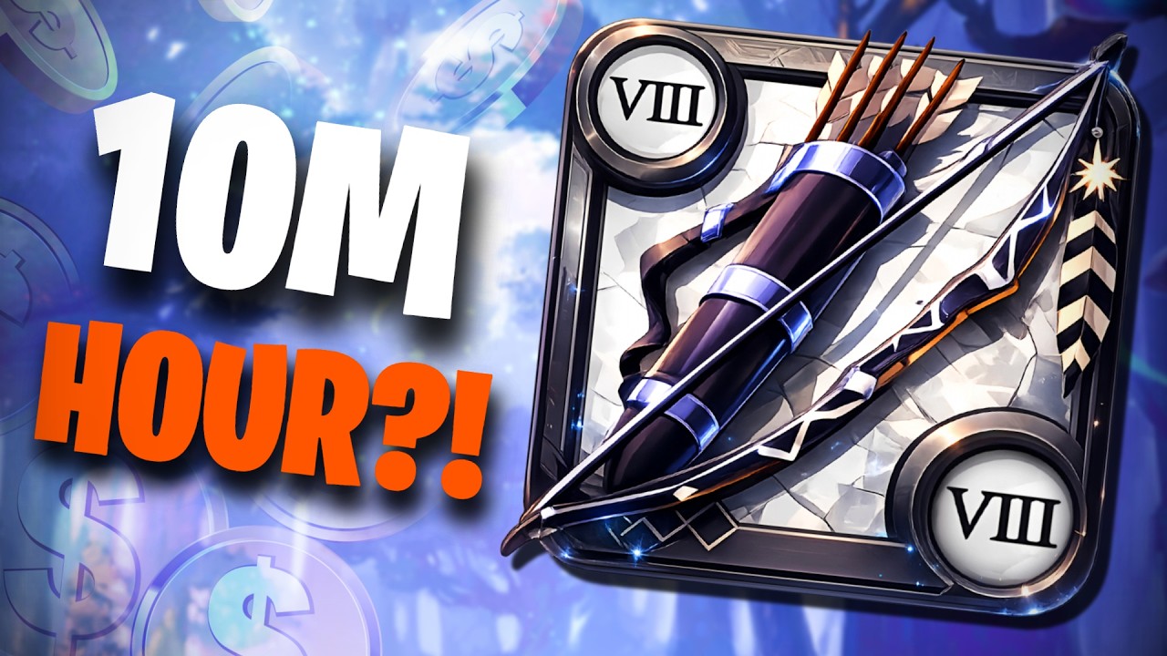 10M Silver in 60 Minutes? Longbow Solo PvP - Albion Online