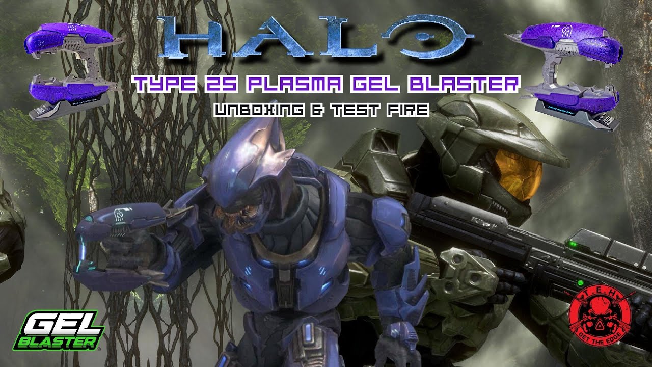 ПЛАЗМЕННЫЙ ГЕЛЕВЫЙ БЛАСТЕР HALO TYPE 25 | РАСПАКОВКА И ТЕСТ