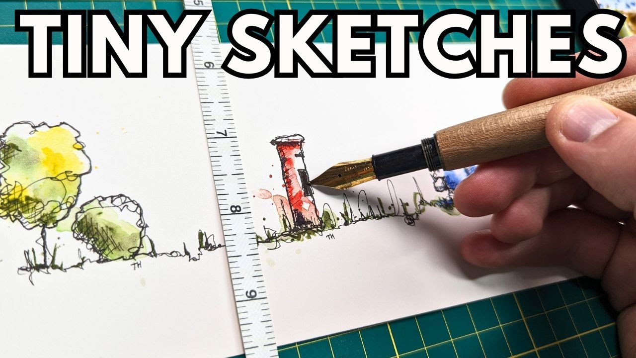 Urban Sketching… But Make It Tiny