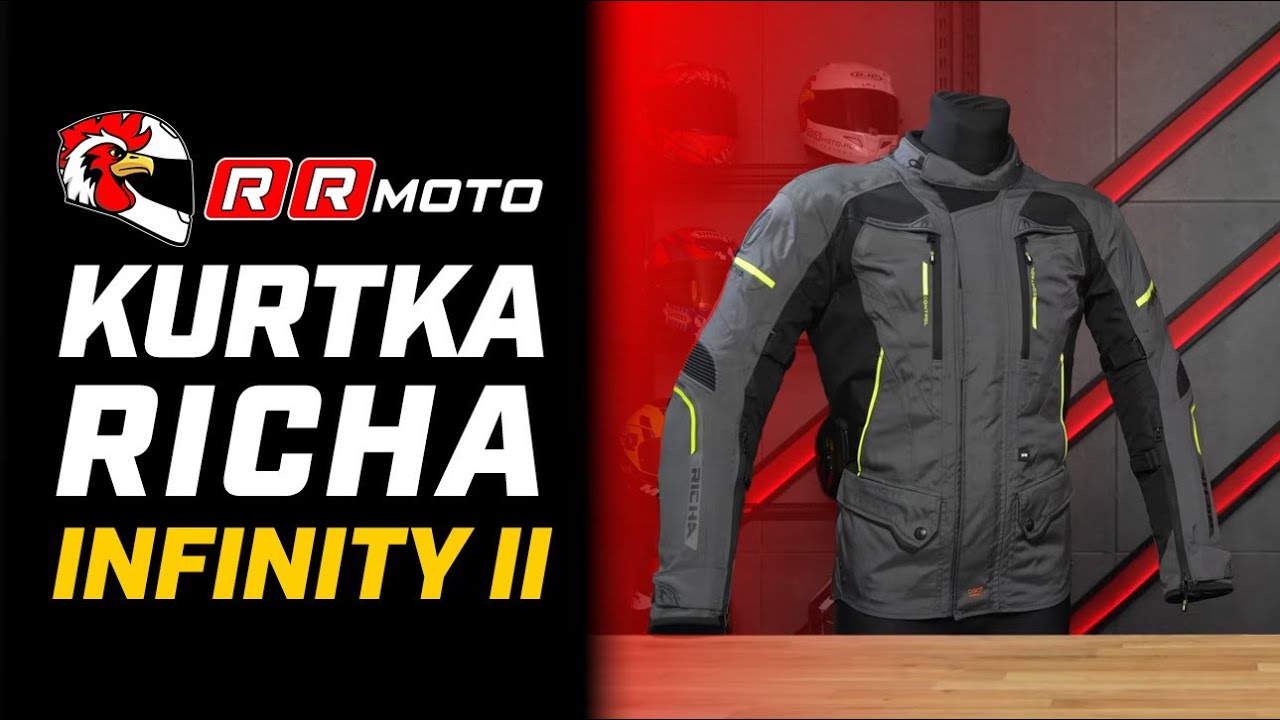 RICHA INFINITY II - komfort i ochrona przez cały rok - kurtka motocyklowa