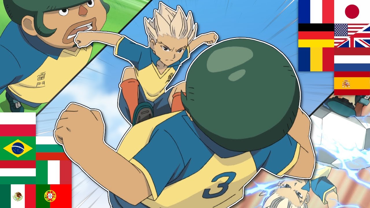 Inazuma Drop/Otoshi in 14 Dubs! | Inazuma Eleven Multilanguage
