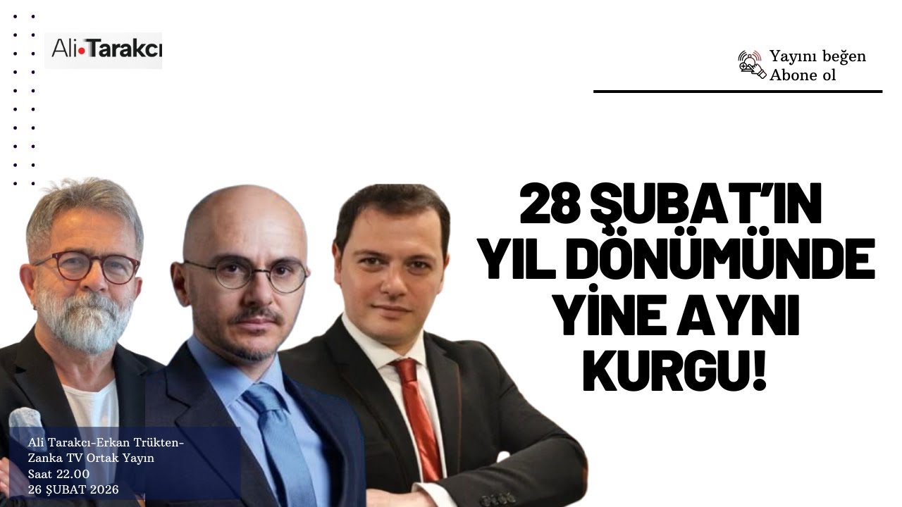28 ŞUBAT&rsquo;IN YIL D&Ouml;N&Uuml;M&Uuml;NDE YİNE AYNI KURGU! ALİ TARAKCI-ERKAN TR&Uuml;KTEN-FERİT ATAY