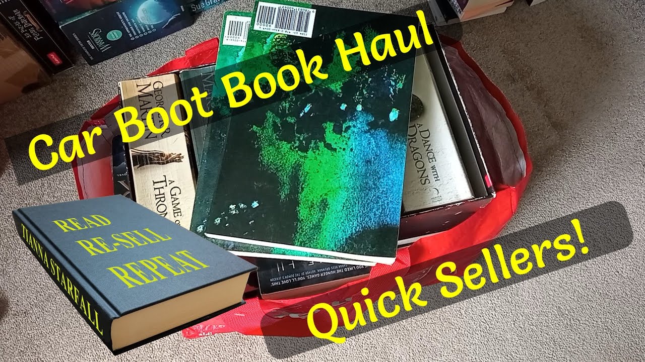 Car Boot Book Haul - Some Quick Sellers