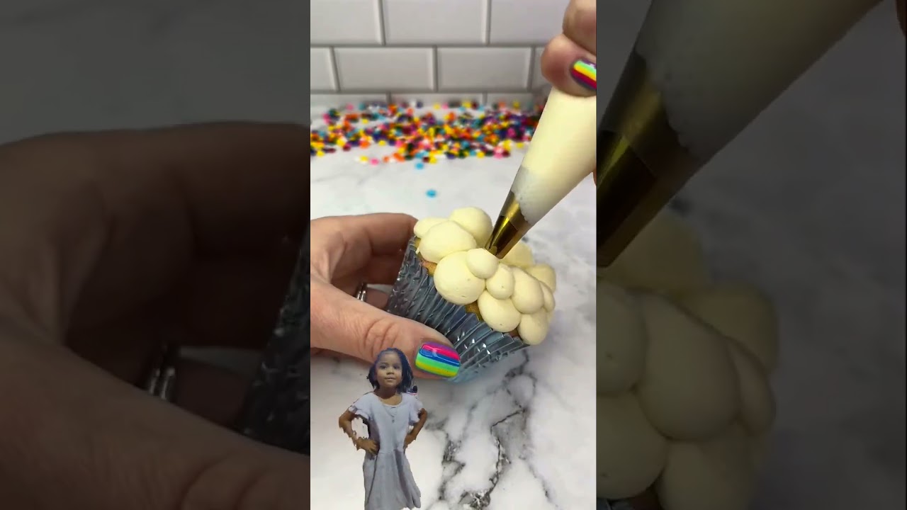 wait for the end , Cupcake Diaries #cupcake #shorts