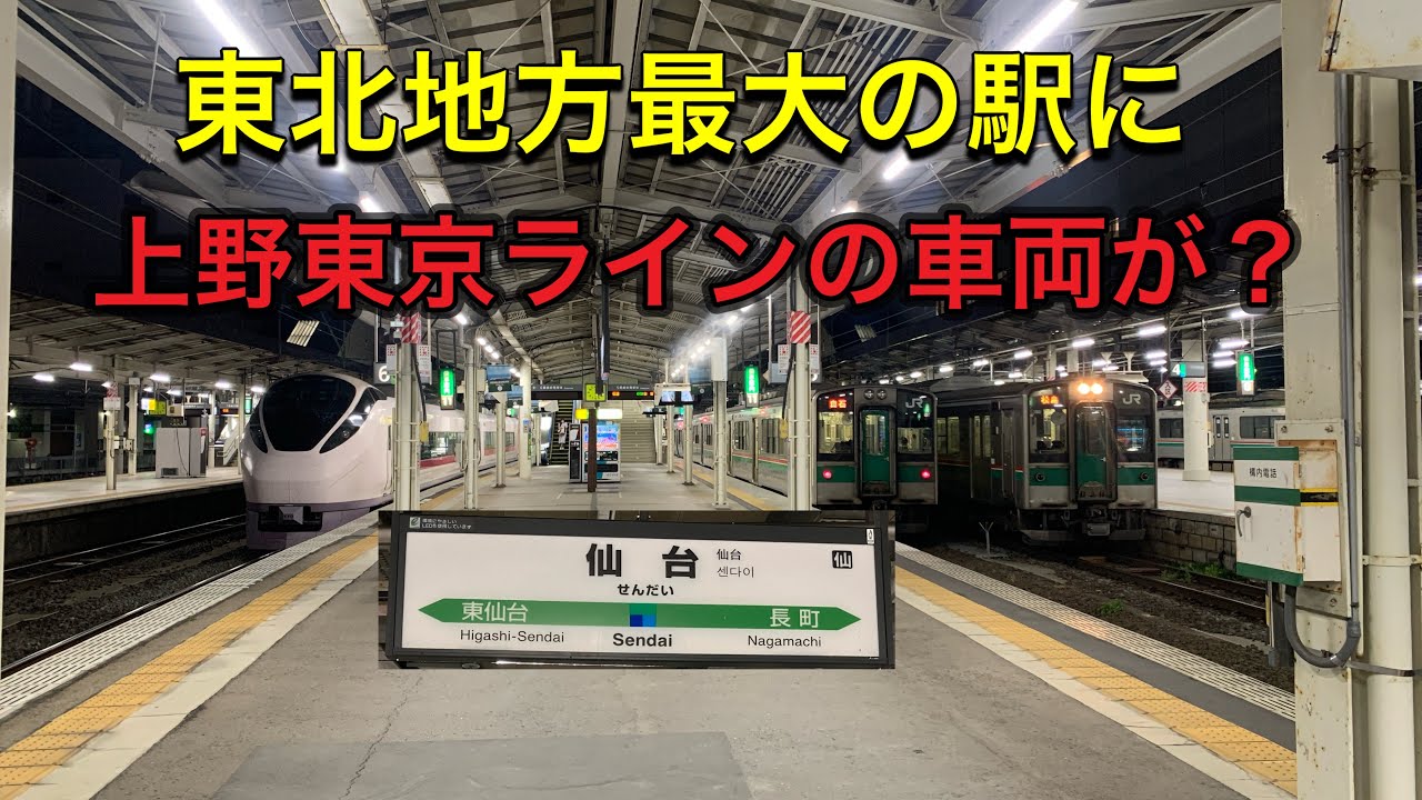 常磐線　東北本線　新幹線【仙台駅とはこんな駅⁉️】