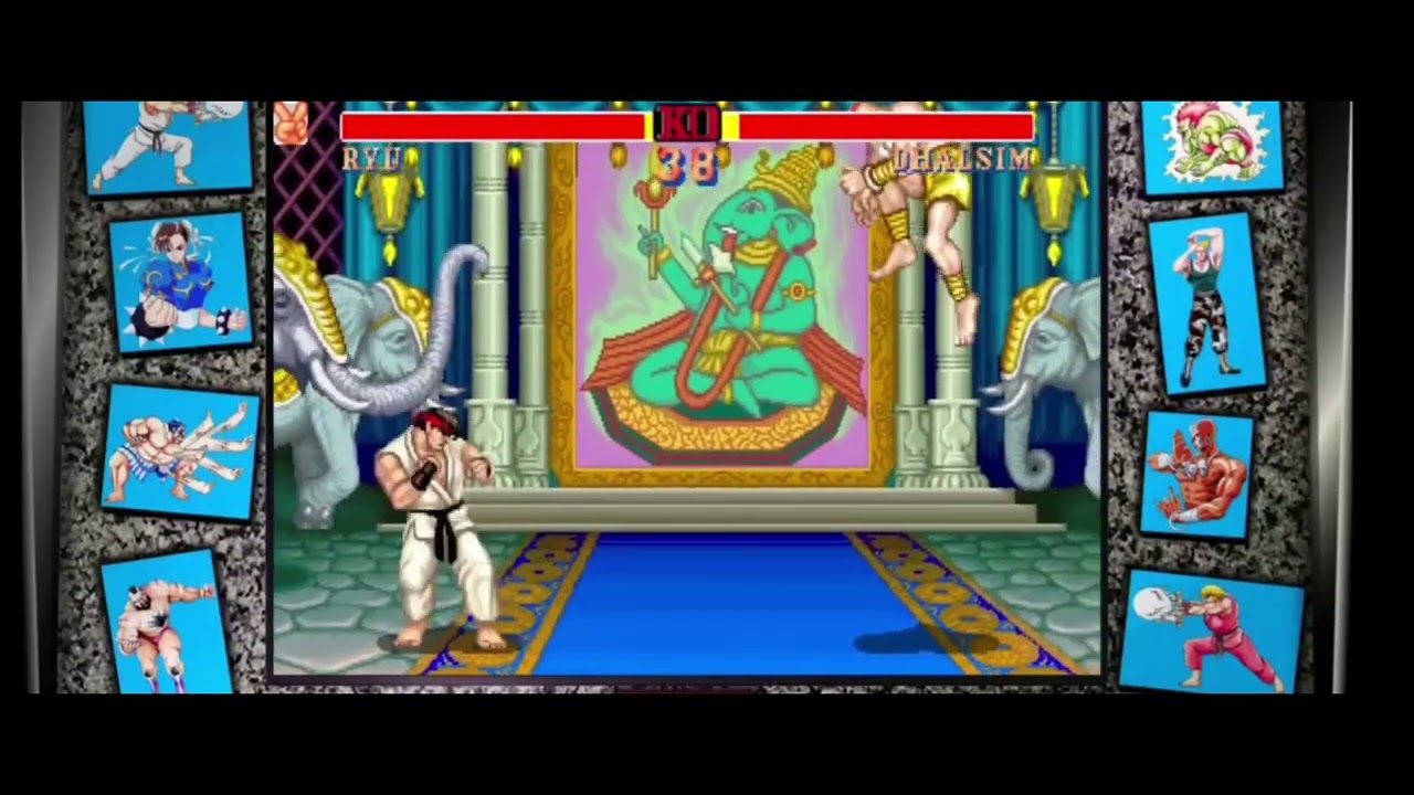 Part 1 of beating street fighter with every charachter