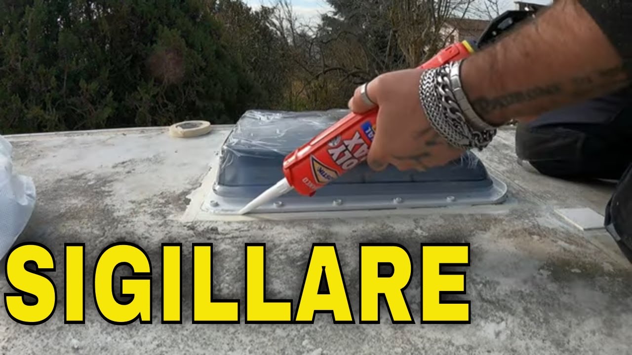 TUTORIAL CAMPER SIGILLATURA OBLO BOSTIK POLYMAX