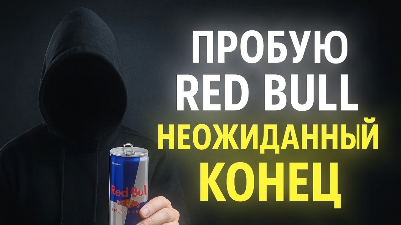 ПРОБУЮ RED BULL СПУСТЯ ГОД , НЕОЖИДАННАЯ КОНЦОВКА .....