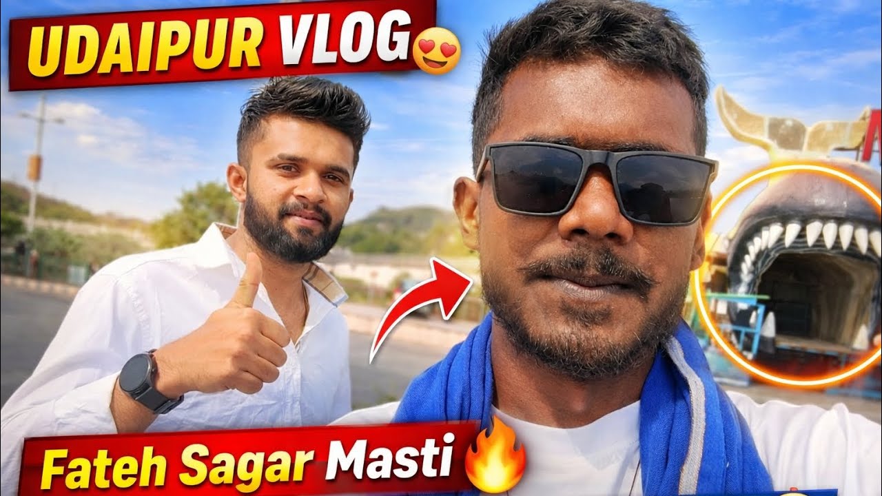 &ldquo;Fateh Sagar Lake ka Amazing View 😍 | Udaipur Vlog Hindi&rdquo;