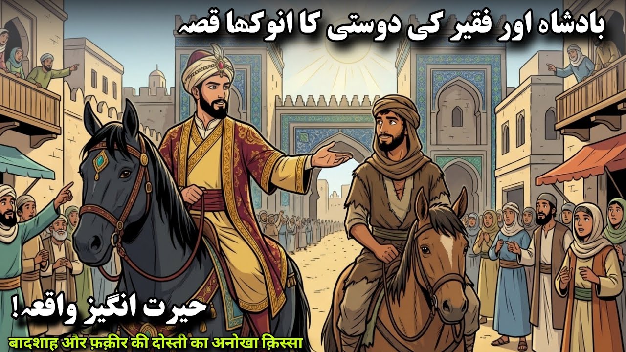 Badshah Or Faqeer Ki Dosti Ka Anokha Qissa  || Moral Stories in Urdu, Hindi