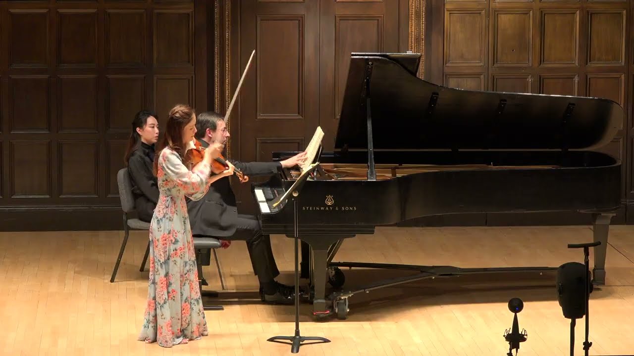 Schubert: Sonatina for Violin and Piano No. 2 in A Minor, D. 385 [Binaural 3D Audio]