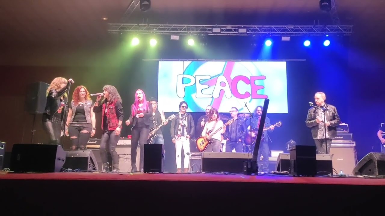 kids wanna Peace - Black Ice & friends - winds of change - vientos de cambio - Scorpions cover