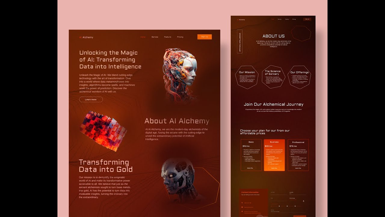 Figma Tutorial For Beginners 2024 | Web Design of Landing Page