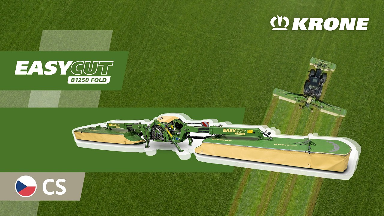 KRONE EasyCut B 1250 Fold – Kombinované žací stroje 12 m | CTF ready