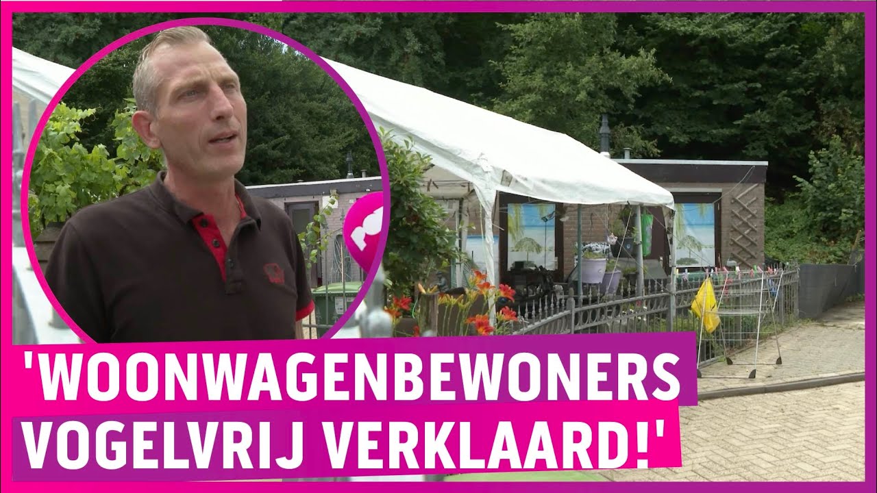 Woedende woonwagenbewoners genegeerd: 'Geen ras!'