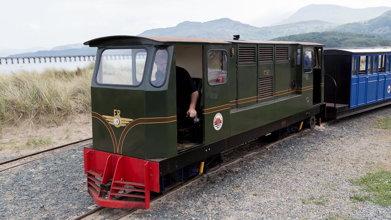 A Trip Behind 'Tony' on the Fairbourne Railway, 28th May 2016