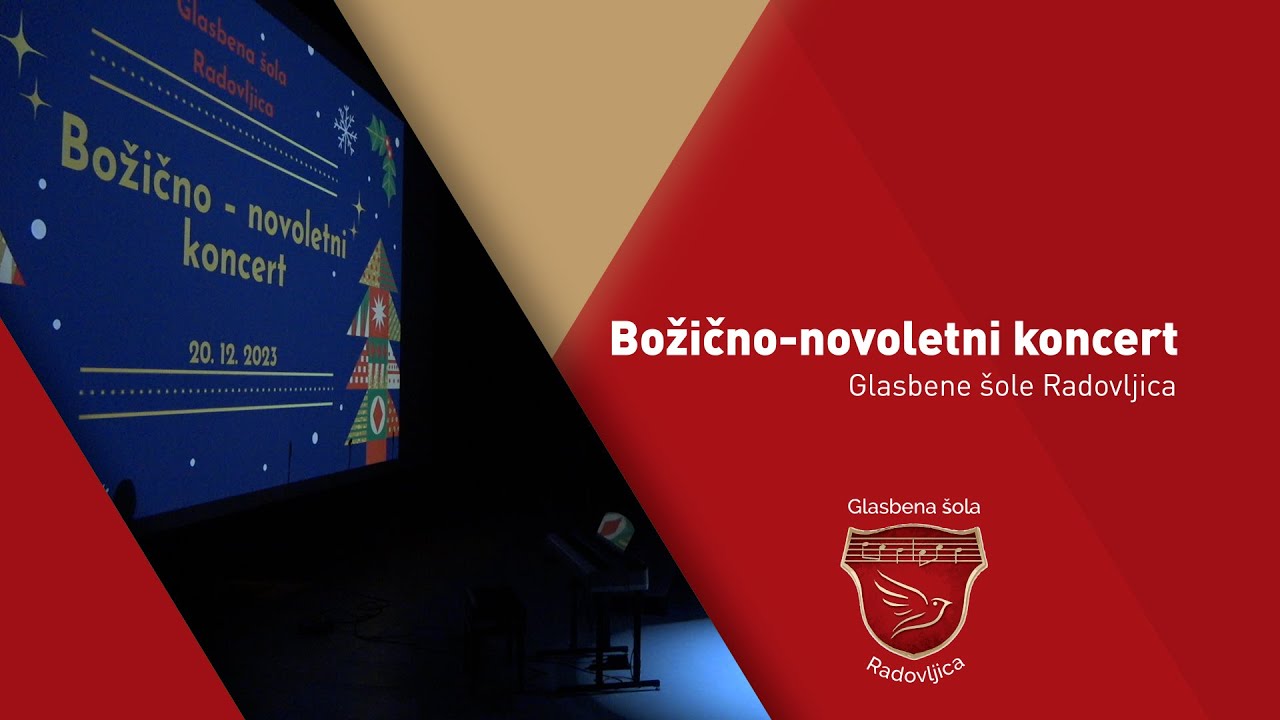 Božično-novoletni koncert Glasbene šole Radovljica (2023)
