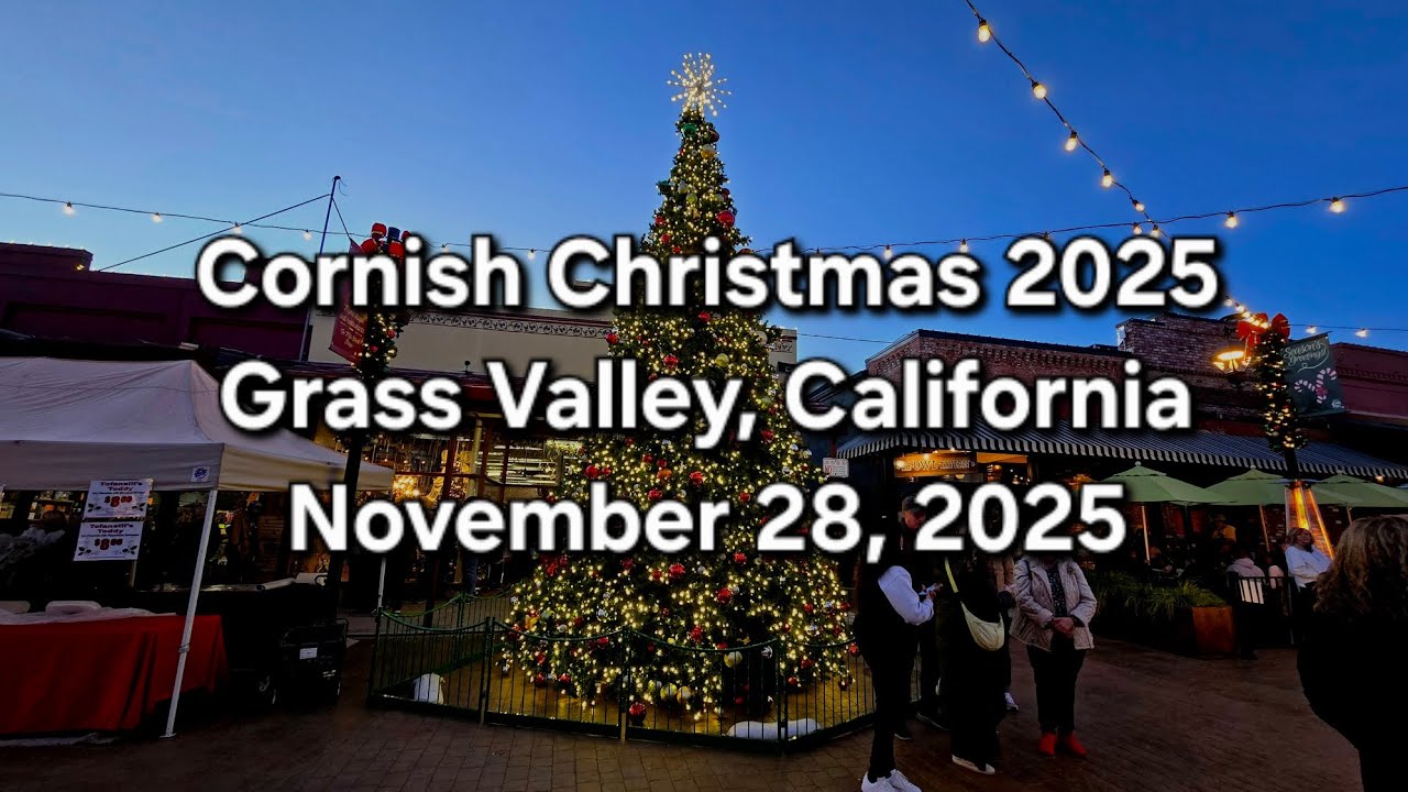 Cornish Christmas in Grass Valley, California