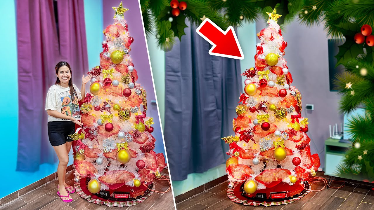 DECORANDO EL ARBOLITO DE NAVIDAD EN NUESTRA CASA 2023 🎅🏻🎄