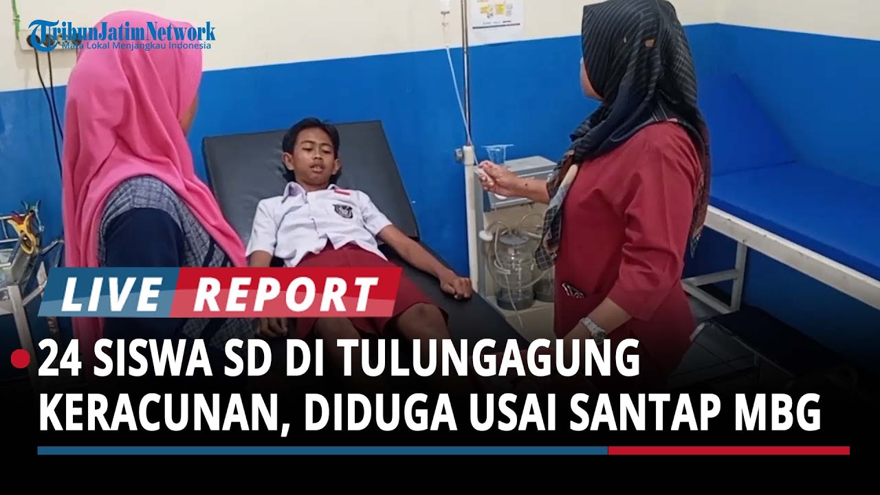24 Siswa SDN 03 Bungur Tulungagung Keracunan, Diduga Usai Santap Menu MBG