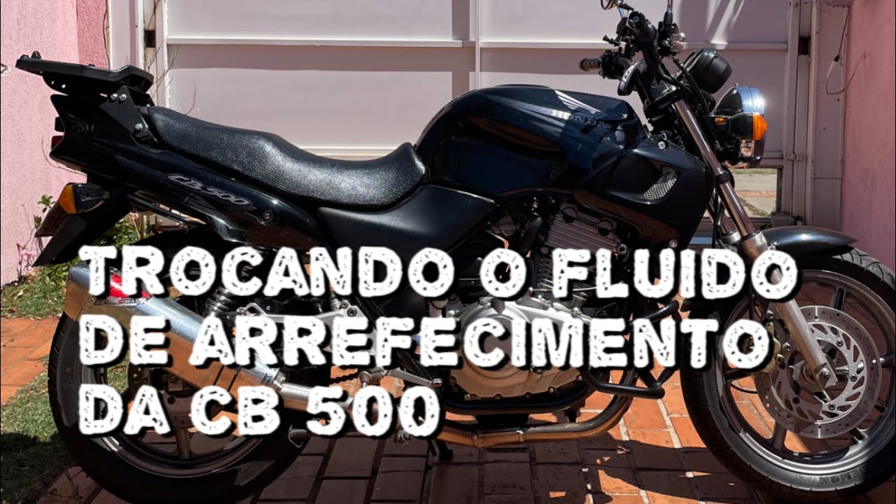 Trocando o Fluido de Arrefecimento da CB 500 1998 a 2005