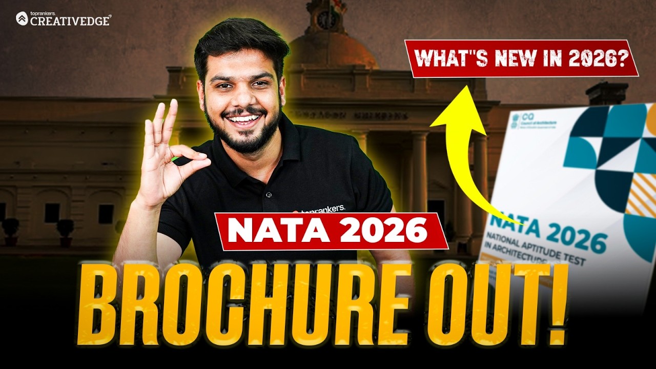 NATA 2026 Brochure Out! 😳 Big Changes, Percentile System & Exam Dates Explained