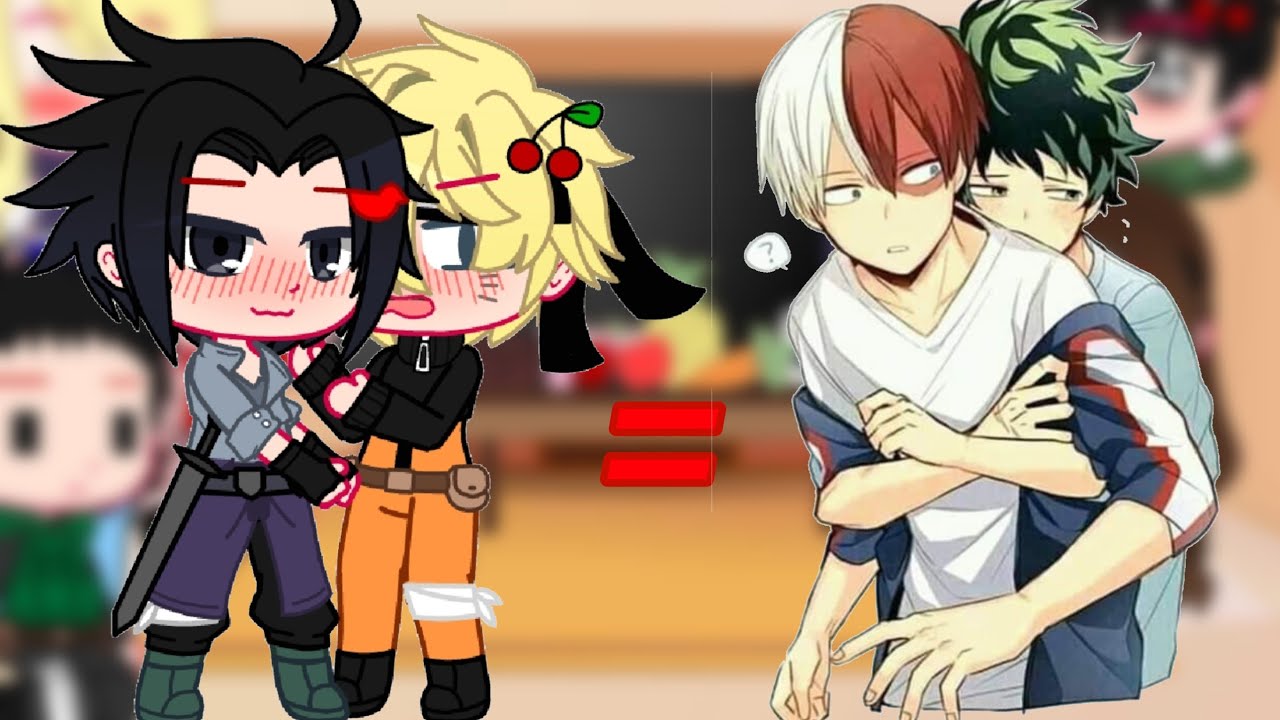 💕Los amigos de naruto reaccionan a el es deku💕\\2parte//||🍥🍅Sasunaru🍥🍅/🥦🔥💧Tododeku💧🔥🥦||•Emilia Sun•