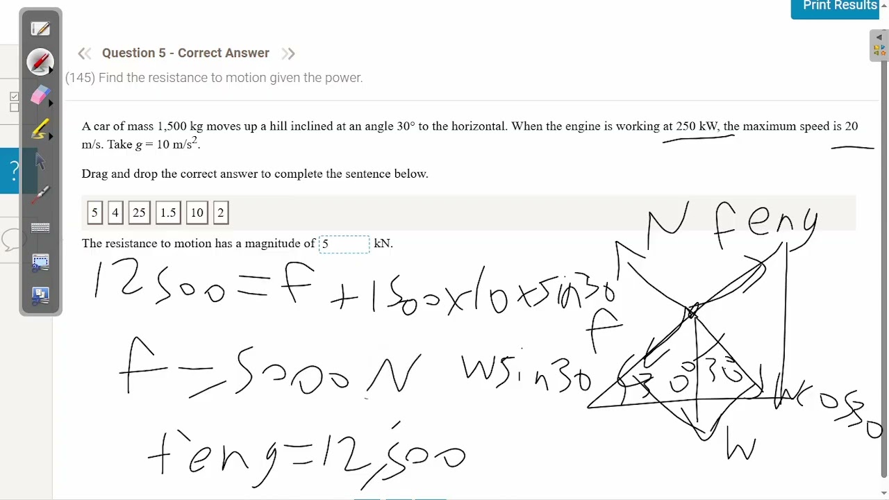 Mechanics Term 2 Week 7 Quiz