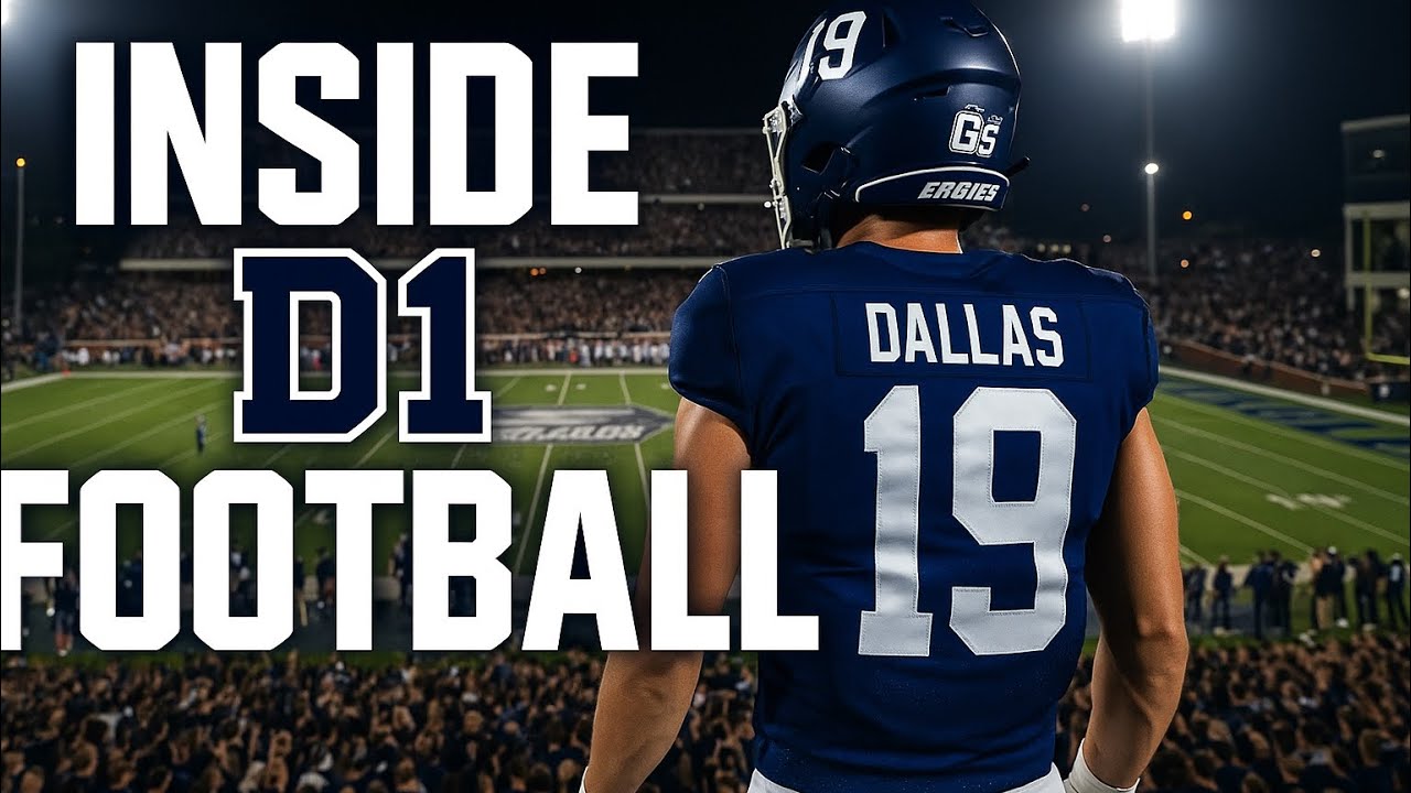 A REAL DAY IN THE LIFE | D1 FOOTBALL PLAYER PURSUING THE NFL