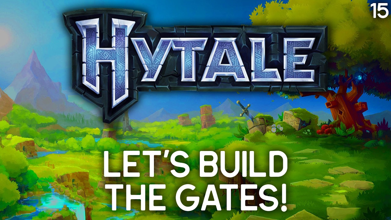 Let's Build The Gates! - Hytale - Stream 15