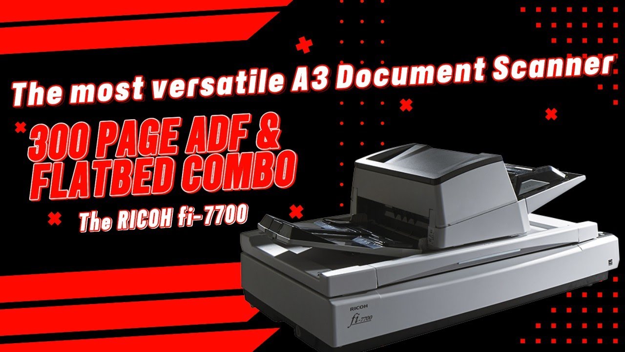 Ricoh fi-7700 Document Scanner | High-Speed & Reliable Scanning in Action!