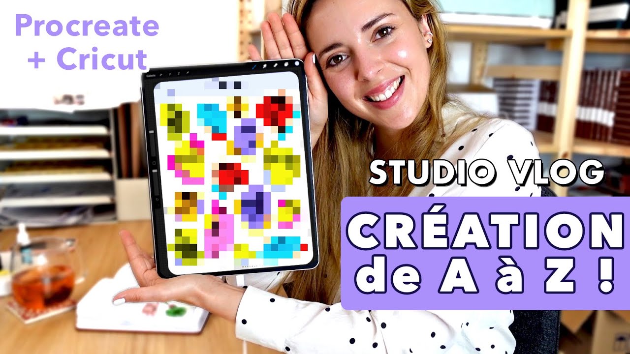 Comment je crée une planche de stickers de A à Z !+ nouveau design ! | Studio Vlog