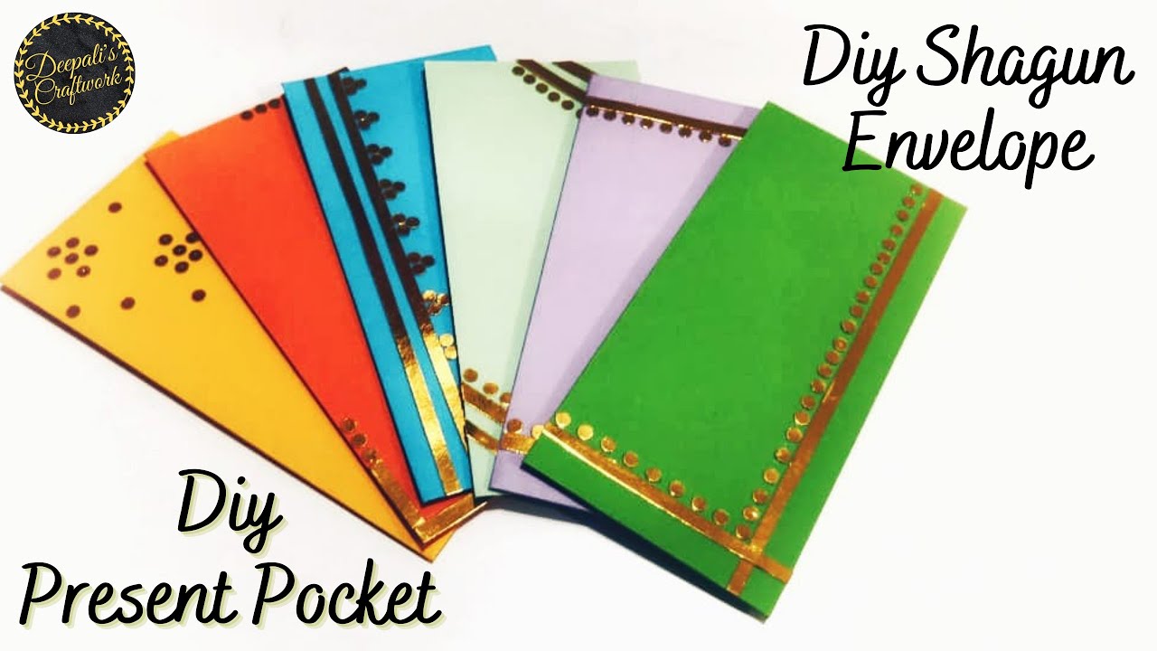 How to make Present Pocket / Shagun Envelope at Home | Diy Envelope. | Shagun Envelope for Diwali |