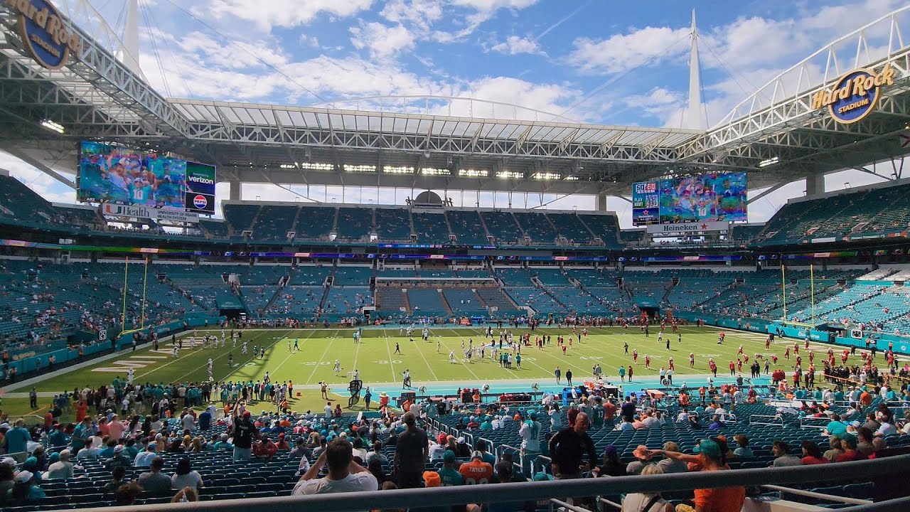 Hard Rock Stadium. NFL Home of the Miami Dolphins