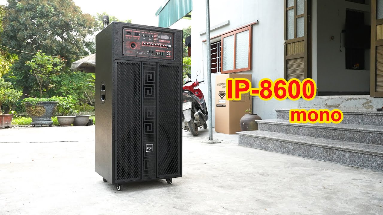 Giao loa kéo isophon IP-8600 mono cho chú Vinh ở Thanh Liêm, Hà Nam