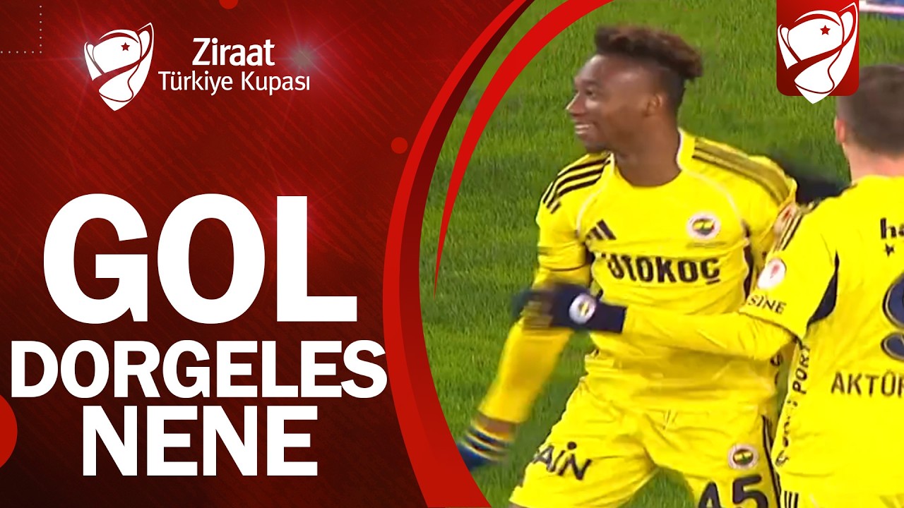 GOL Dorgeles Nene | Gaziantep FK 0-3 Fenerbah&ccedil;e | Ziraat T&uuml;rkiye Kupası