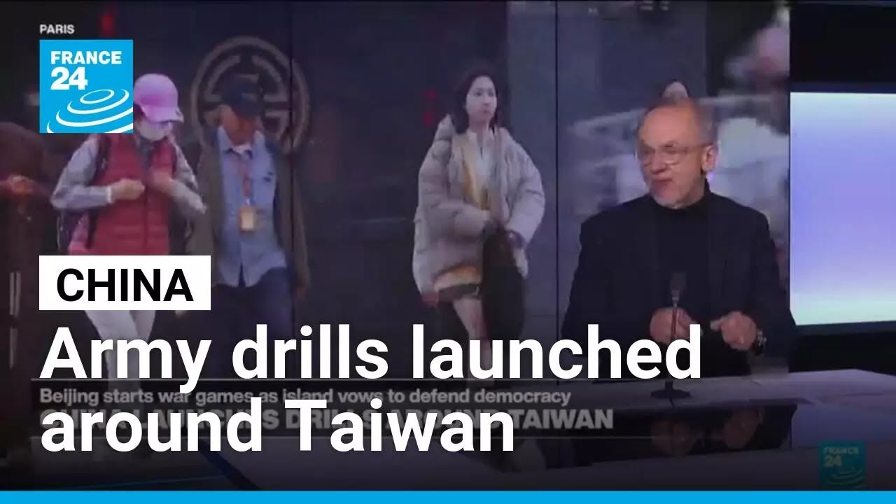 China launches military drills simulating blockade of Taiwan ports &bull; FRANCE 24 English
