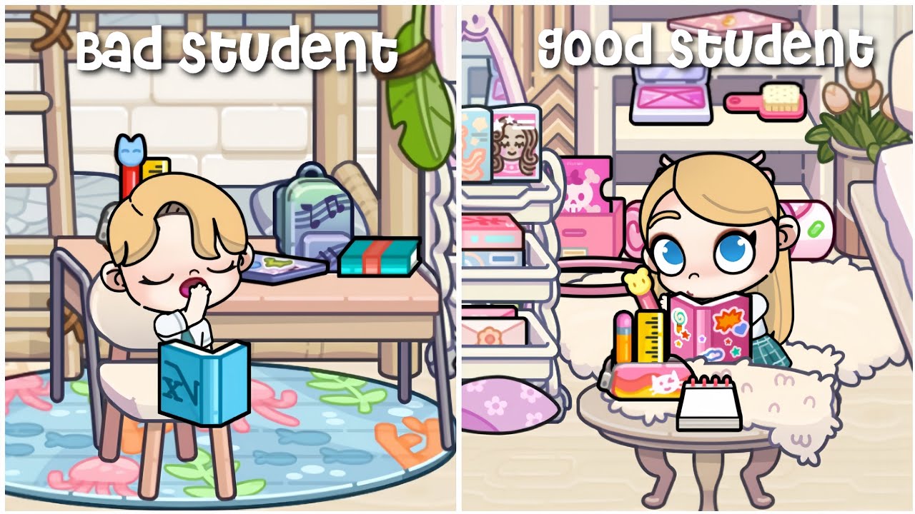 Good Student VS Bad Student | Morning Routine ☀️ | Avatar World | Pazu