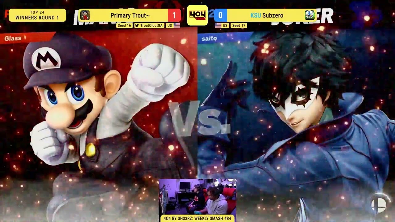 4o4 Smash Night 1.22.2026 - Primary Trout~ (Mario) VS SubZero (Joker) | Winners