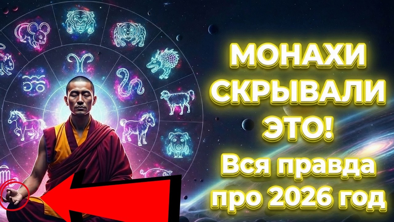 Монахи скрывали ЭТО! Тибетский гороскоп 2026
