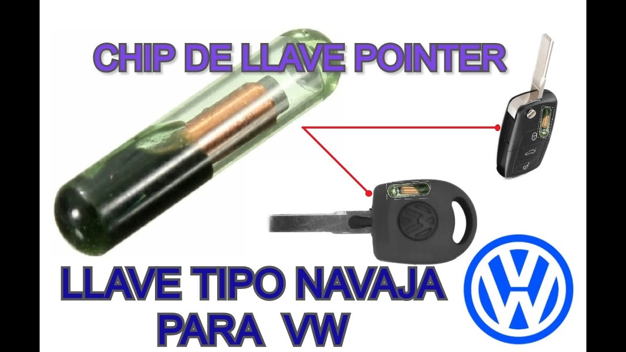 LLAVE 🗝 TIPO NAVAJA 🔪 PARA VW 🚗 POINTER 😎!..