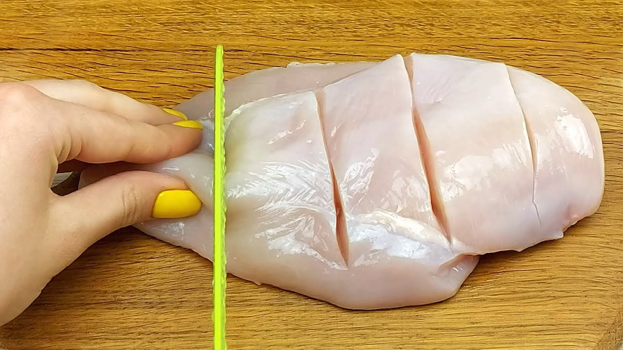 This is the juiciest chicken breast I've ever eaten! Fast & cheap recipe #19