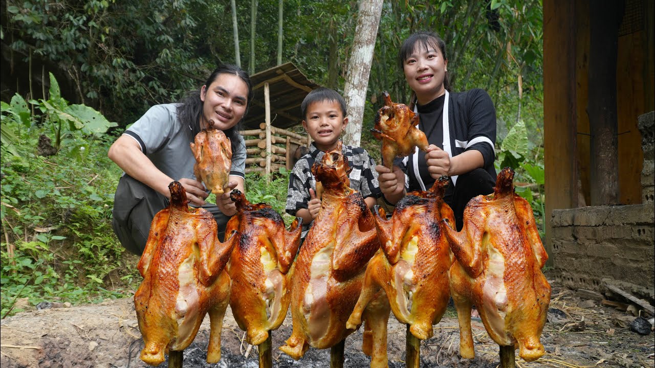 Traditional Vietnamese Smoked Chicken, Daily Life on the Farm, SURVIVAL ALONE