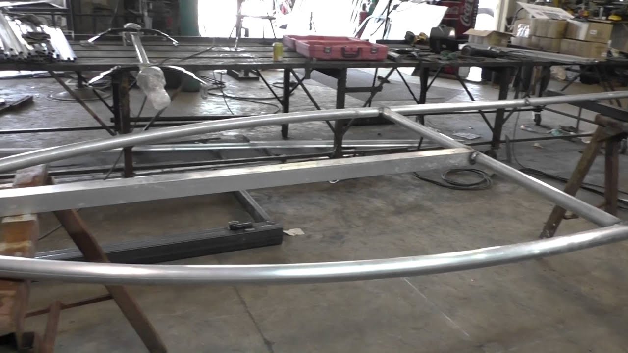Building a custom aluminum kayak trailer Pt 1