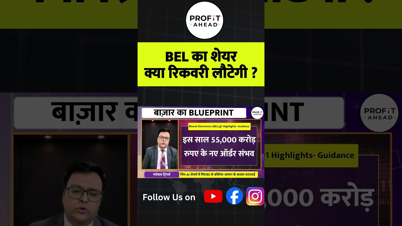 BEL Share, will the recovery return? | Bharat Electronics | Market Blueprint | Vivek Mittal