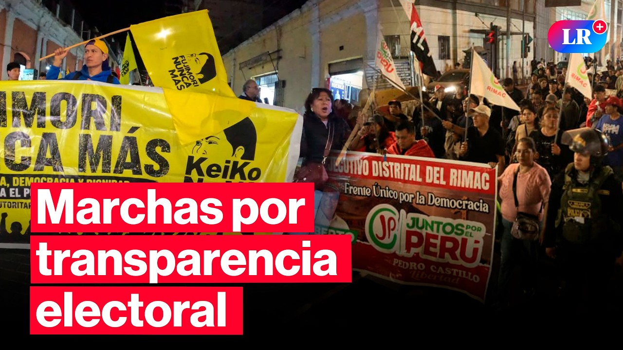 🔴 Elecciones 2026: manifestantes se movilizan por transparencia electoral | #EnVivoLR