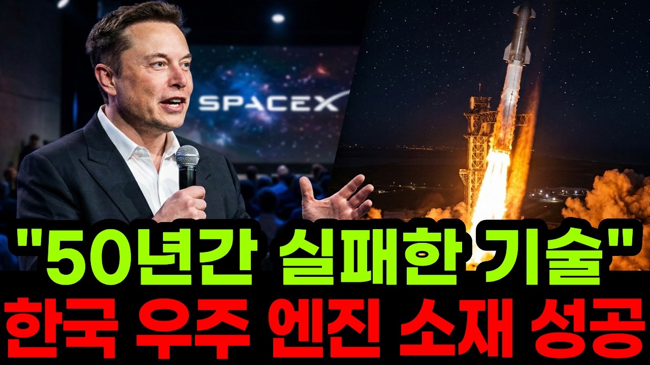 50년간 실패했던 한계 온도 우주 로켓 엔진 소재 개발 성공했다 일론 머스크와도 계약