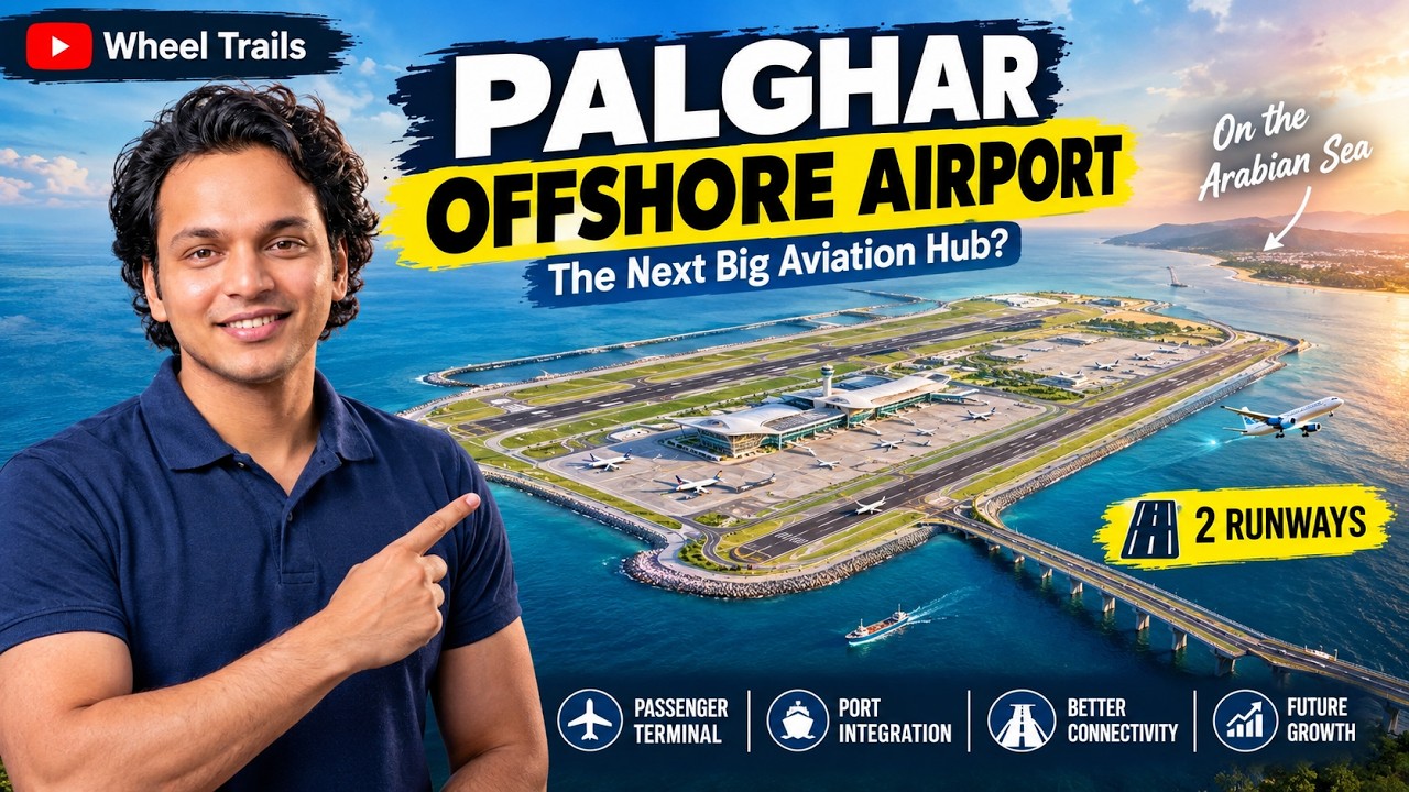 Palghar Offshore Airport 🚨 India&rsquo;s First Sea Airport | Full Project Details, Runways & Future Plans